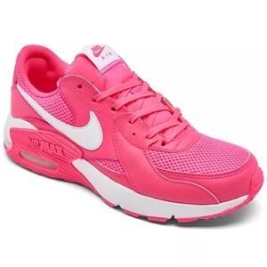 Nike Women's Air Max Bright Pink Athletic Shoe with White Swoosh